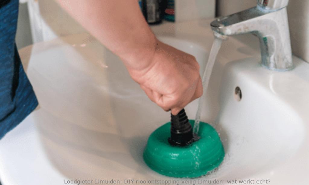 Diy Rioolontstopping Veilig Ijmuiden